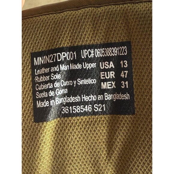 Interceptor Mens Tactical Boots Size 13 MNIN27DP001 Upper Rubber Sole Brown - Picture 16 of 16